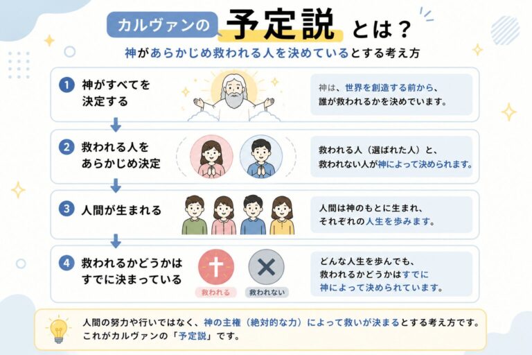 ルター・カルヴァンの思想とは?|宗教改革・信仰義認説・予定説をわかりやすく解説 | 高校倫理の解説サイト「こうりん」